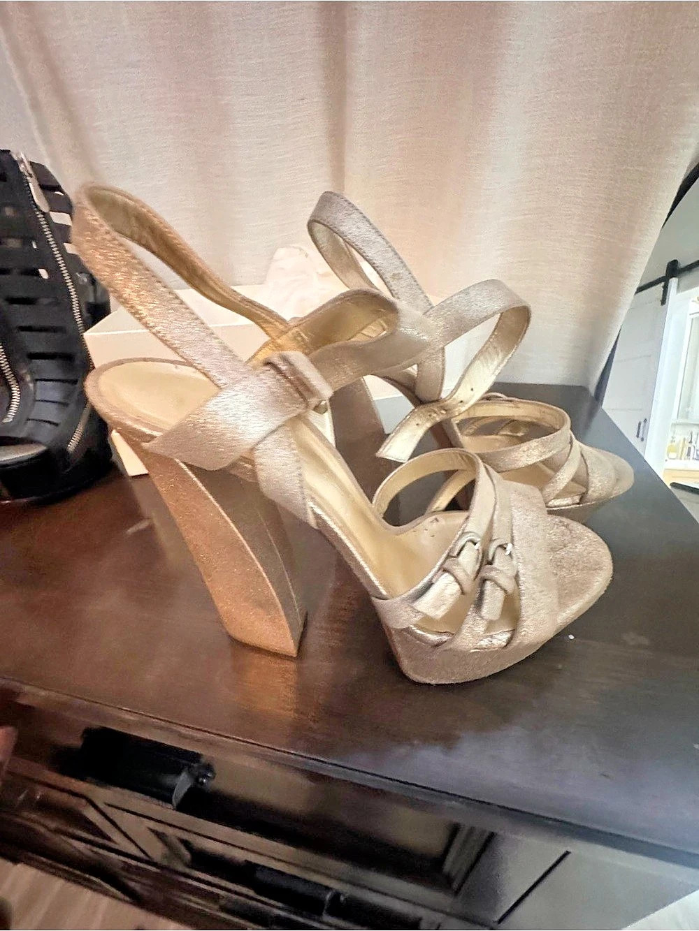 Casadei Blade Metallic Heels EU 38